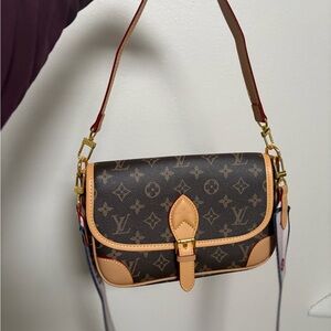 Monogram Brown Crossbody Bag